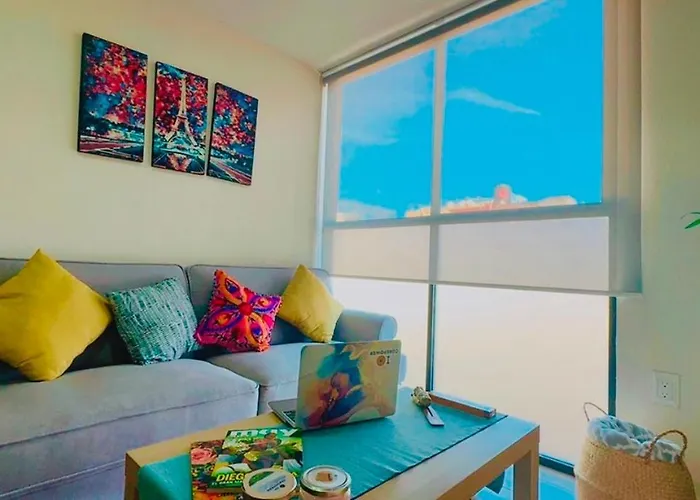 Cozy Mexico City 2 Bedrooms Apartment 18 Min Away From The Airport